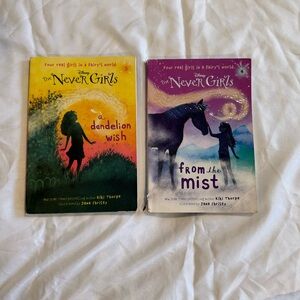 Disney The Never Girls Book - 2 Books